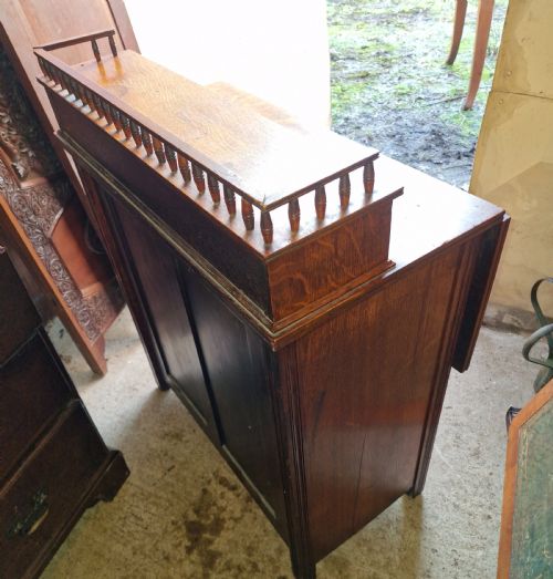 UNUSUAL VICTORIAN OAK DAVENPORT STYLE WRITING DESK - ADDITIONAL PHOTO 1