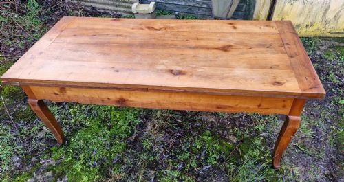 LARGE FRENCH FARMHOUSE KITCHEN EXTENDING DINING TABLE - ADDITIONAL PHOTO 1