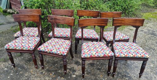 SET OF 8 MAHOGANY DINING CHAIRS 44 - ADDITIONAL PHOTO 2