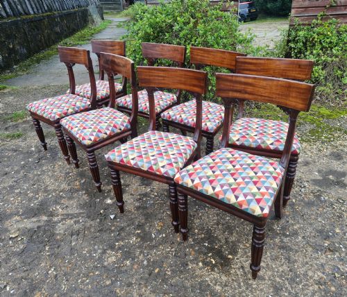SET OF 8 MAHOGANY DINING CHAIRS 44 - ADDITIONAL PHOTO 6