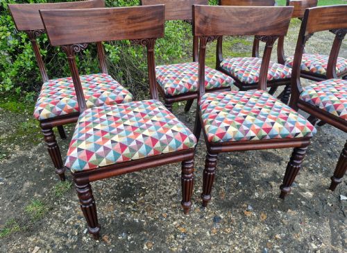SET OF 8 MAHOGANY DINING CHAIRS 44 - ADDITIONAL PHOTO 7