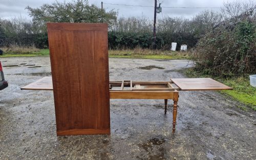 LARGE FRENCH EXTENDING KITCHEN DINING TABLE - ADDITIONAL PHOTO 4