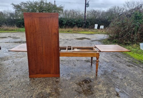 LARGE FRENCH EXTENDING KITCHEN DINING TABLE - ADDITIONAL PHOTO 5