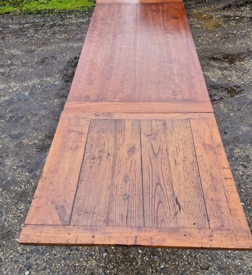 LARGE FRENCH EXTENDING KITCHEN DINING TABLE - ADDITIONAL PHOTO 7