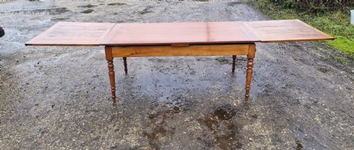 LARGE FRENCH EXTENDING KITCHEN DINING TABLE - ADDITIONAL PHOTO 8