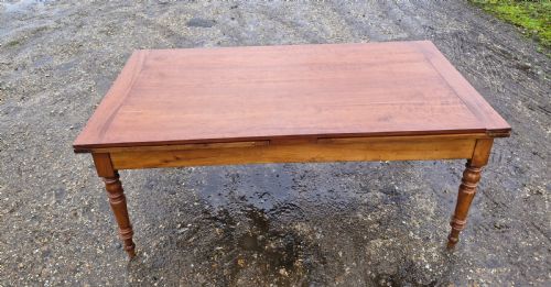 LARGE FRENCH EXTENDING KITCHEN DINING TABLE - ADDITIONAL PHOTO 15