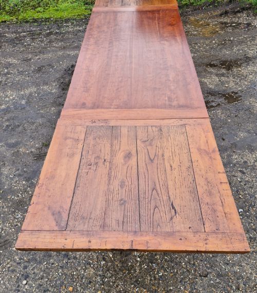 LARGE FRENCH EXTENDING KITCHEN DINING TABLE - ADDITIONAL PHOTO 18