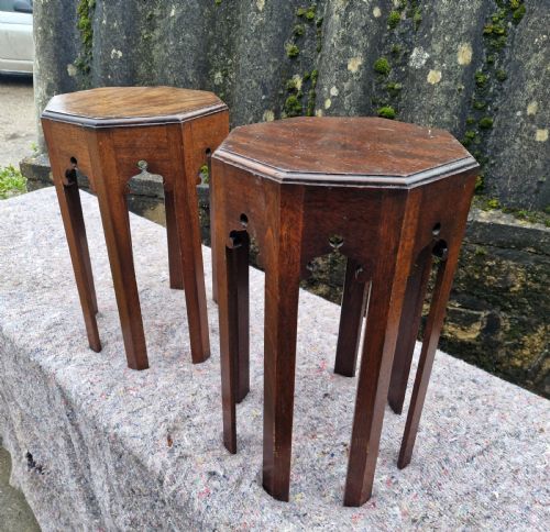 PAIR OF MOORISH INFLUENCE EARLY 20TH CENTURY OCCASIONAL TABLES - ADDITIONAL PHOTO 4
