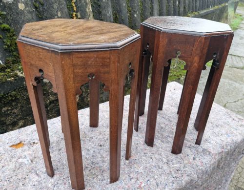 PAIR OF MOORISH INFLUENCE EARLY 20TH CENTURY OCCASIONAL TABLES - ADDITIONAL PHOTO 5