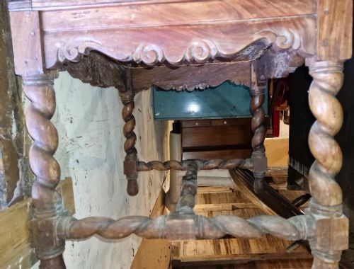 LATE 19TH CENTURY SOLID SATINWOOD CEYLONESE HALL CHAIR - ADDITIONAL PHOTO 5