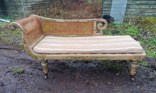 REGENCY PAINTED CHAISE LONGUE - ADDITIONAL PHOTO 3