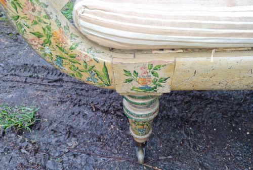 REGENCY PAINTED CHAISE LONGUE - ADDITIONAL PHOTO 8