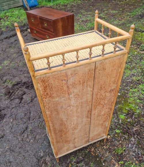 LATE VICTORIAN PINE FRAMED GLAZED CABINET - ADDITIONAL PHOTO 6