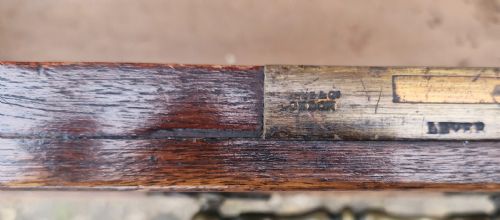 LATE VICTORIAN NARROW MAHOGANY CHEST OF DRAWERS WITH HOBBS LOCKS - ADDITIONAL PHOTO 1