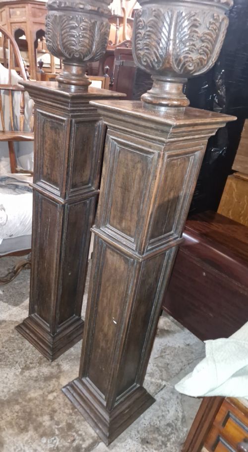 LARGE ANTIQUE PANELLED OAK TESTER BED - ADDITIONAL PHOTO 4