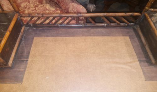 19TH CENTURY BAMBOO WRITING TABLE - ADDITIONAL PHOTO 2