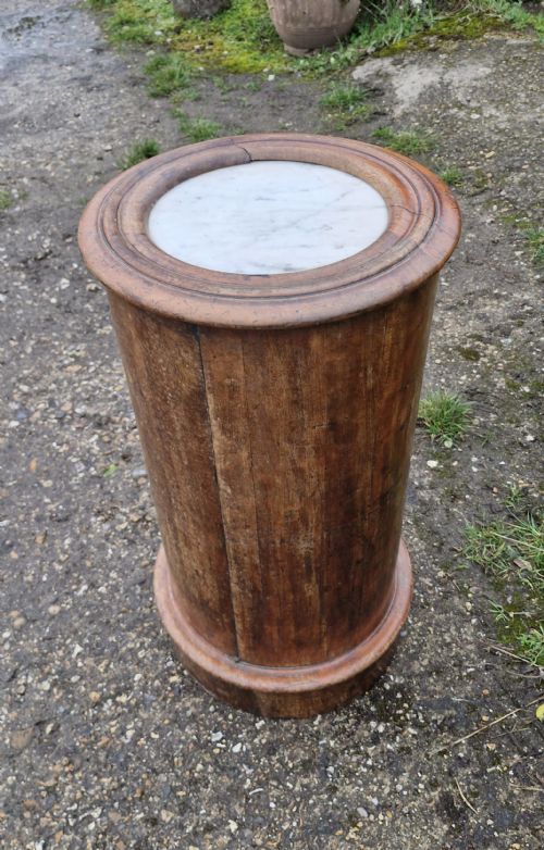 MID VICTORIAN MAHOGANY CYLINDER POT CUPBOARD - ADDITIONAL PHOTO 3