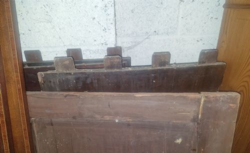 19TH CENTURY INLAID MAHOGANY CHANNEL ISLAND HALL WARDROBE - ADDITIONAL PHOTO 2