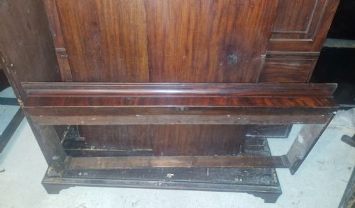 LATE GEORGIAN CHANNEL ISLAND STYLE MAHOGANY CLOTHES HANGING WARDROBE - ADDITIONAL PHOTO 16