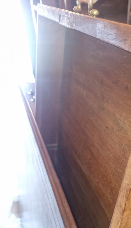 EARLY VICTORIAN MAHOGANY PARTNERS PEDESTAL WRITING DESK UNUSUAL SIDE DRAWERS - ADDITIONAL PHOTO 7