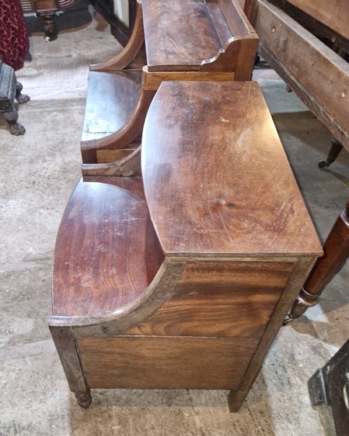 TWO LATE GEORGIAN BEDSIDE TABLES - ADDITIONAL PHOTO 2