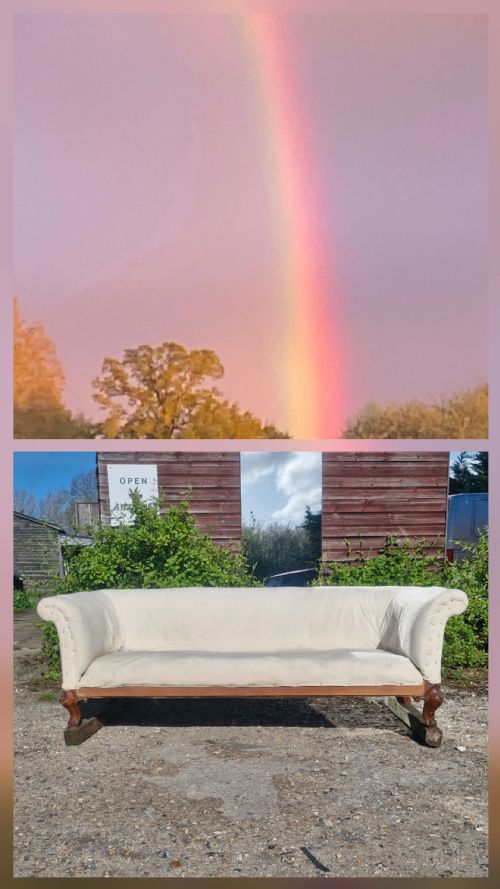 VICTORIAN COUNTRY HOUSE SOFA WITH 2 LOOSE COVERS - ADDITIONAL PHOTO 17