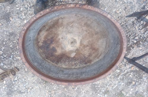 LATE GEORGIAN MAHOGANY BRASS BOUND WINE COOLER OR PLANT JARDINIERE - ADDITIONAL PHOTO 7