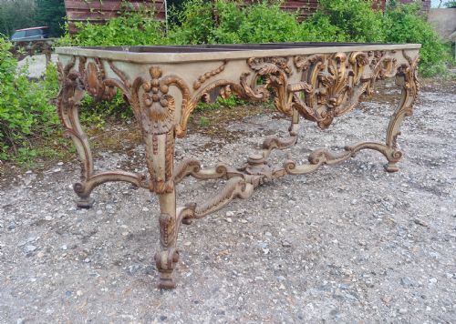 CARVED AND PAINTED TABLE BASE - ADDITIONAL PHOTO 3