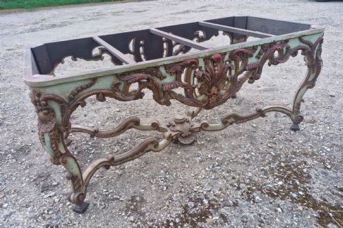 CARVED AND PAINTED TABLE BASE - ADDITIONAL PHOTO 4