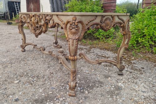 CARVED AND PAINTED TABLE BASE - ADDITIONAL PHOTO 5