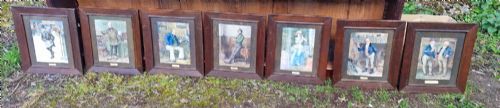 SET OF 7 OAK FRAMED AND GLAZED PICTURE FRAMES - ADDITIONAL PHOTO 10