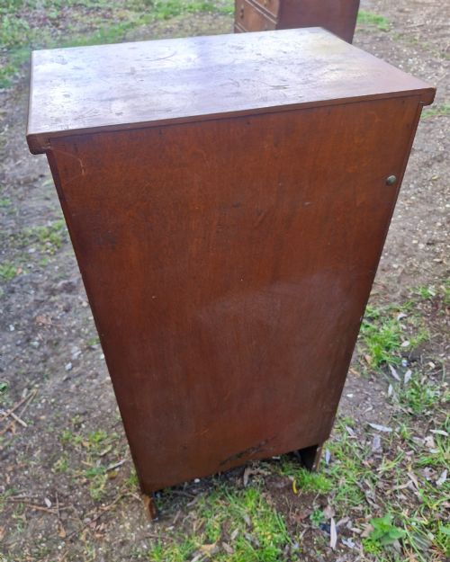 5 DRAWER OFFICE CABINET WITH GOOD OF THE PERIOD BRASS HANDLES - ADDITIONAL PHOTO 2