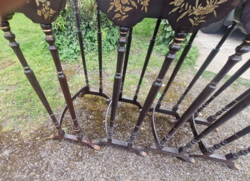 NEST OF 4 LACQUERED OCCASIONAL TABLES - ADDITIONAL PHOTO 13