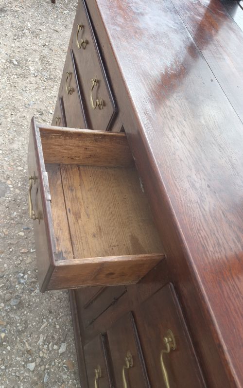 EARLY 19TH CENTURY OAK DRESSER WITH RACK - ADDITIONAL PHOTO 5