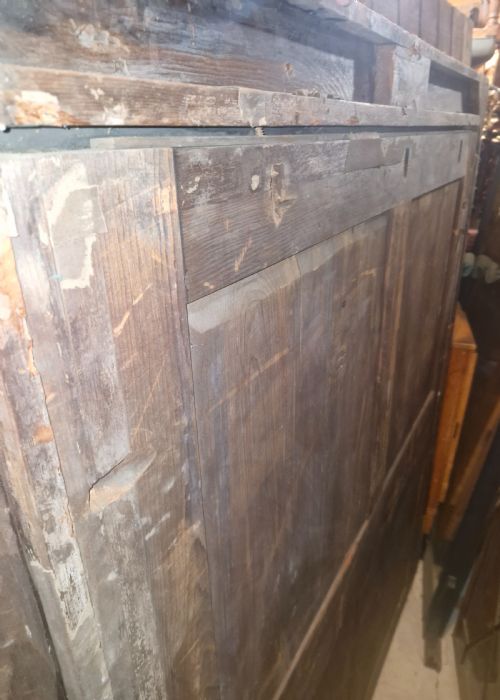 LARGE 19TH CENTURY CARVED GILT OVERMANTEL MIRROR - ADDITIONAL PHOTO 3