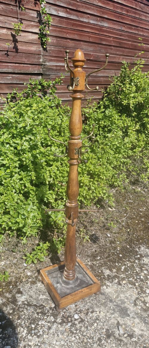 early victorian oak hat and coat stand - CATEGORY: ANTIQUE MISCELLANEOUS - DATED 1850