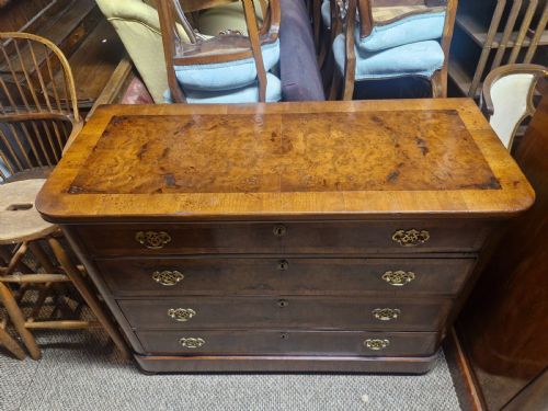WALNUT CHEST OF DRAWERS - ADDITIONAL PHOTO 2