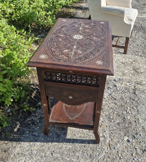 MOORISH OCCASIONAL TABLE WITH DROP SIDES - ADDITIONAL PHOTO 2