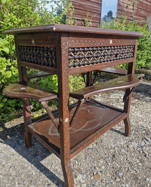 MOORISH OCCASIONAL TABLE WITH DROP SIDES - ADDITIONAL PHOTO 6