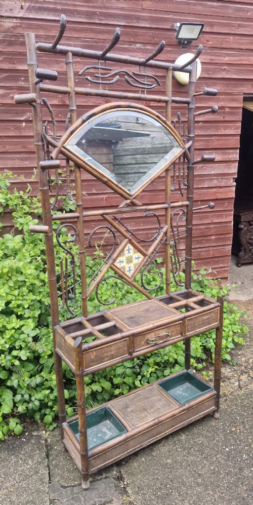 VICTORIAN BAMBOO HALLSTAND