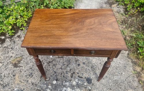 SMALL EDWARDIAN MAHOGANY SIDE TABLE - ADDITIONAL PHOTO 7