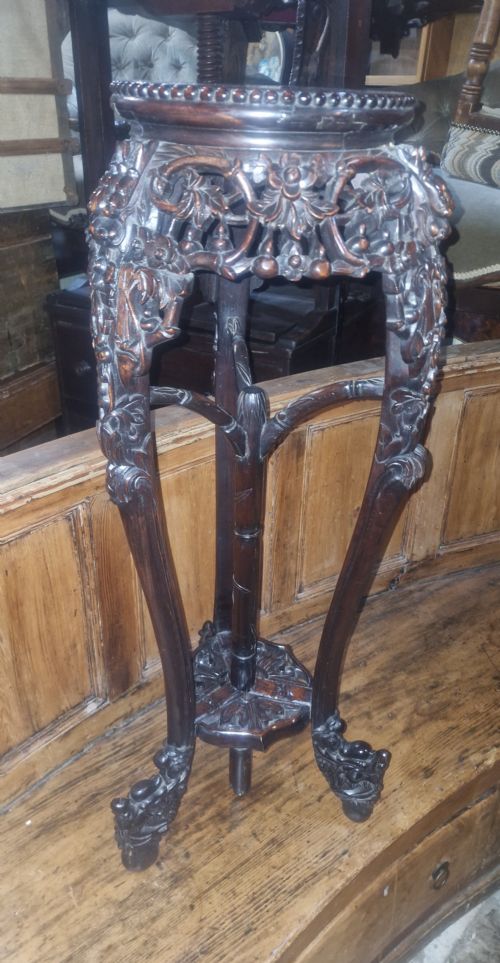 CARVED CHINESE STAND - ADDITIONAL PHOTO 1