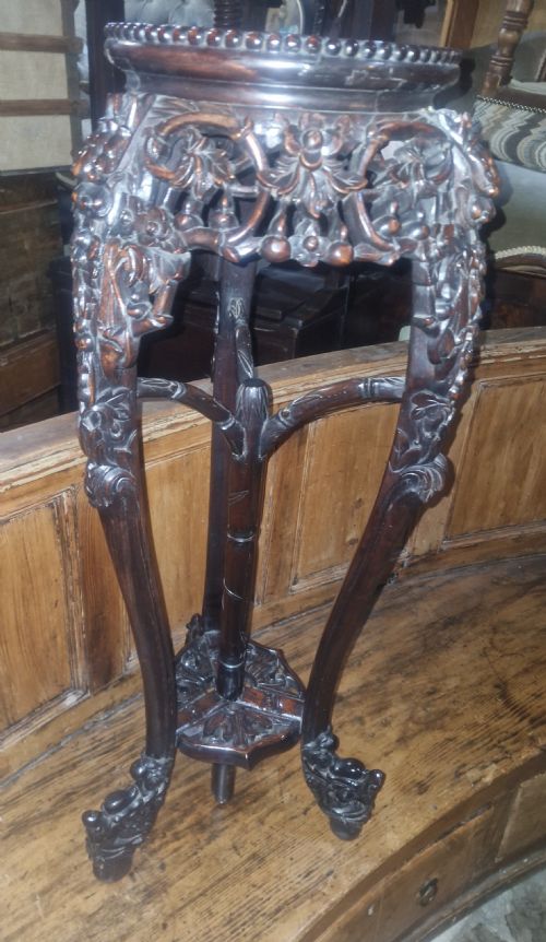 CARVED CHINESE STAND - ADDITIONAL PHOTO 2