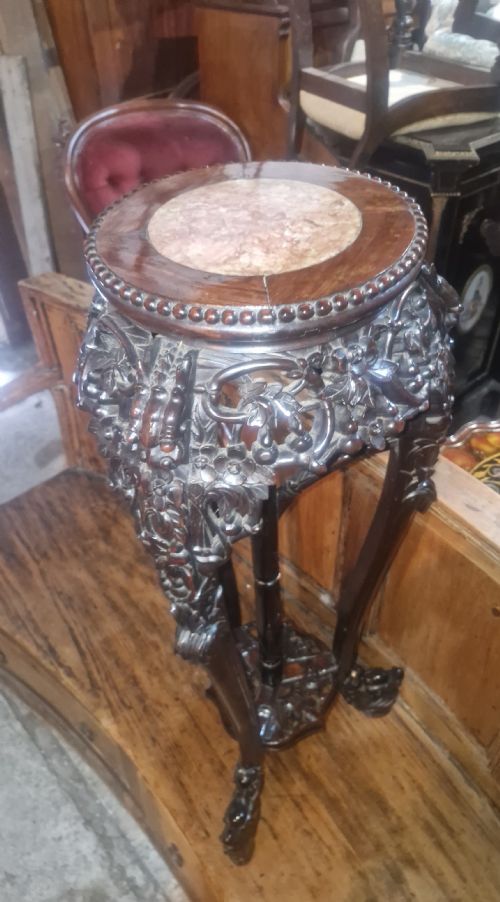 CARVED CHINESE STAND - ADDITIONAL PHOTO 3