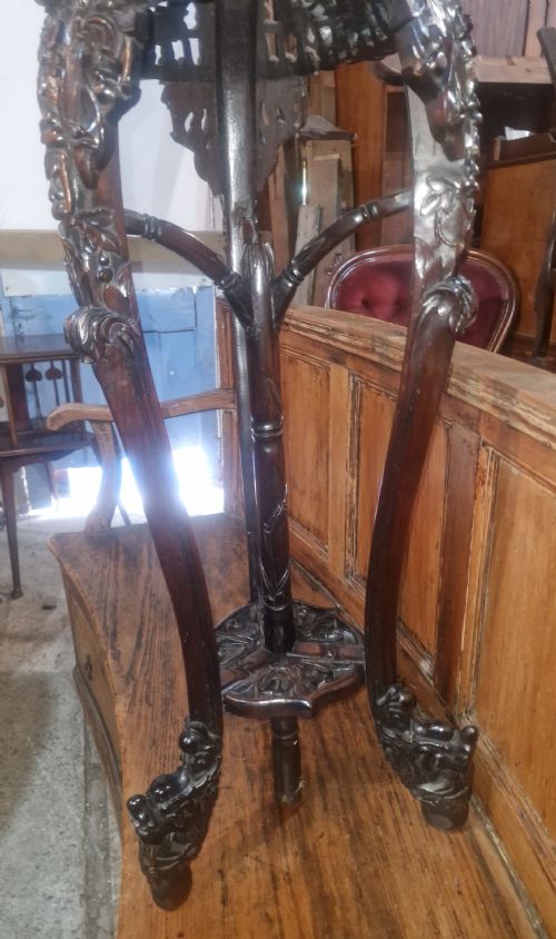 CARVED CHINESE STAND - ADDITIONAL PHOTO 4