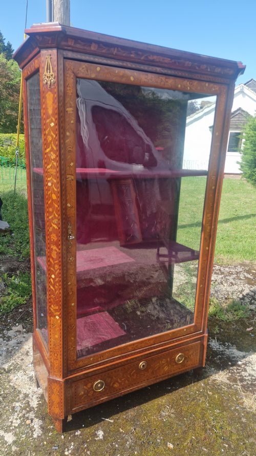 DUTCH MARQUETRY VITRINE - ADDITIONAL PHOTO 3