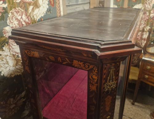 DUTCH MARQUETRY VITRINE - ADDITIONAL PHOTO 8