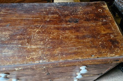VICTORIAN PINE CHEST OF DRAWERS - ADDITIONAL PHOTO 1