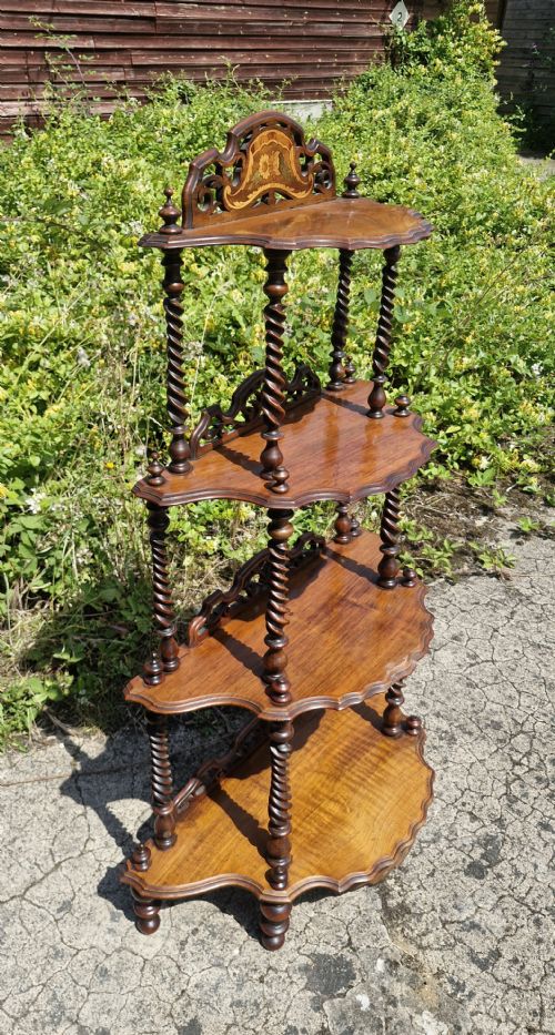 VICTORIAN WALNUT WHATNOT