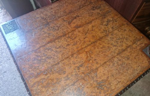 LATE VICTORIAN 2 TIER OCCASIONAL TABLE WITH WONDERFUL POLLARD TOP - ADDITIONAL PHOTO 13